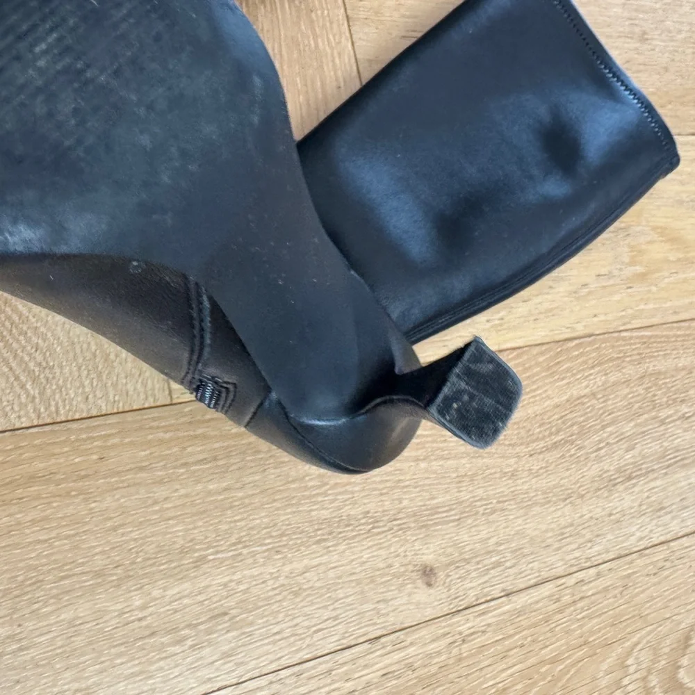 Steve Madden Black Knee-High Women's Boots - Picture 9 of 13